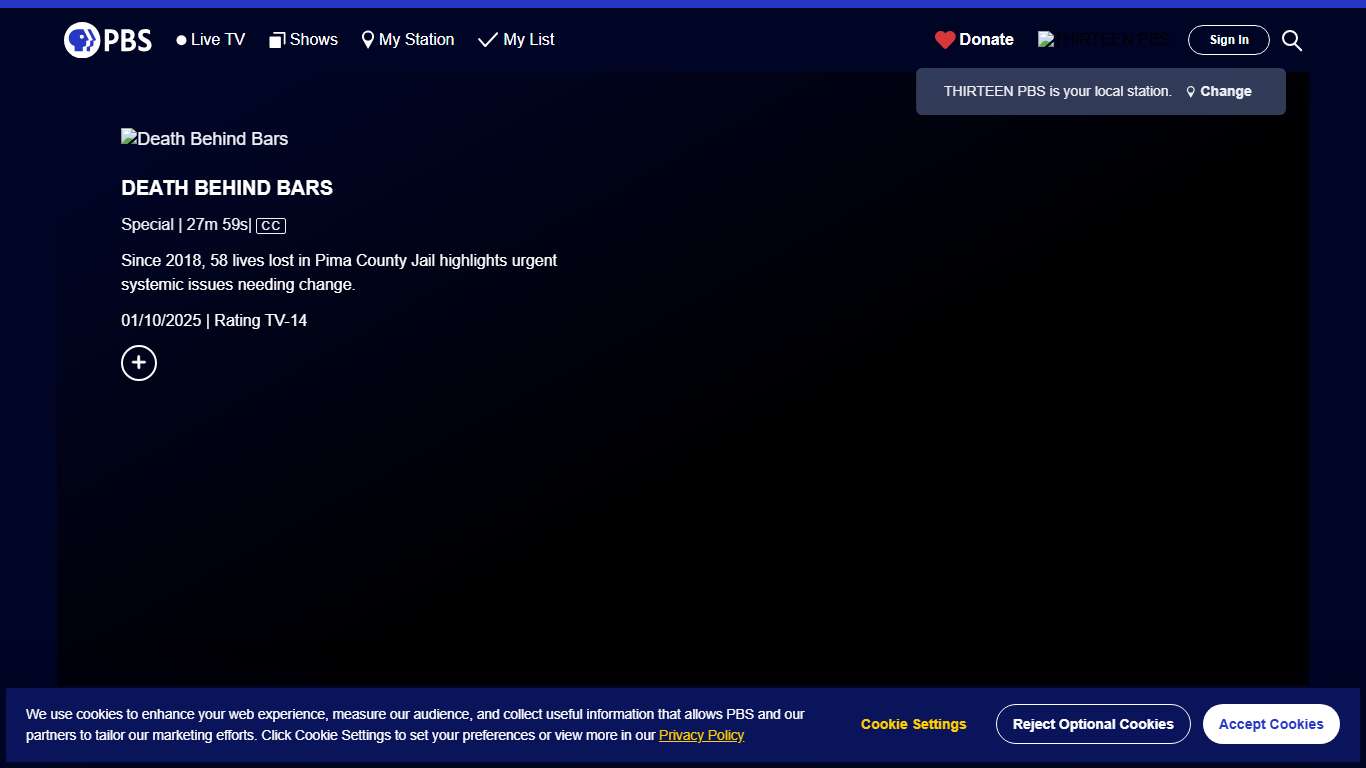 Death Behind Bars PBS